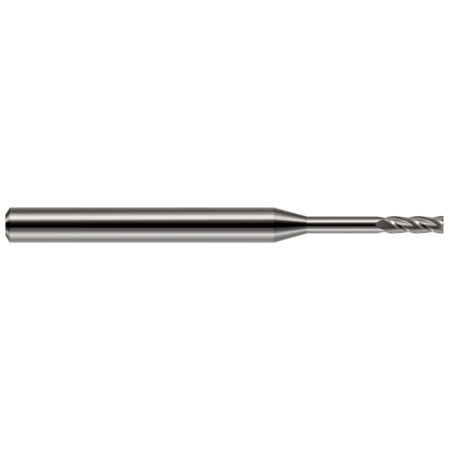 HARVEY TOOL Miniature End Mill - 4 Flute - Square, 0.2500" (1/4), Finish - Machining: Uncoated 972316